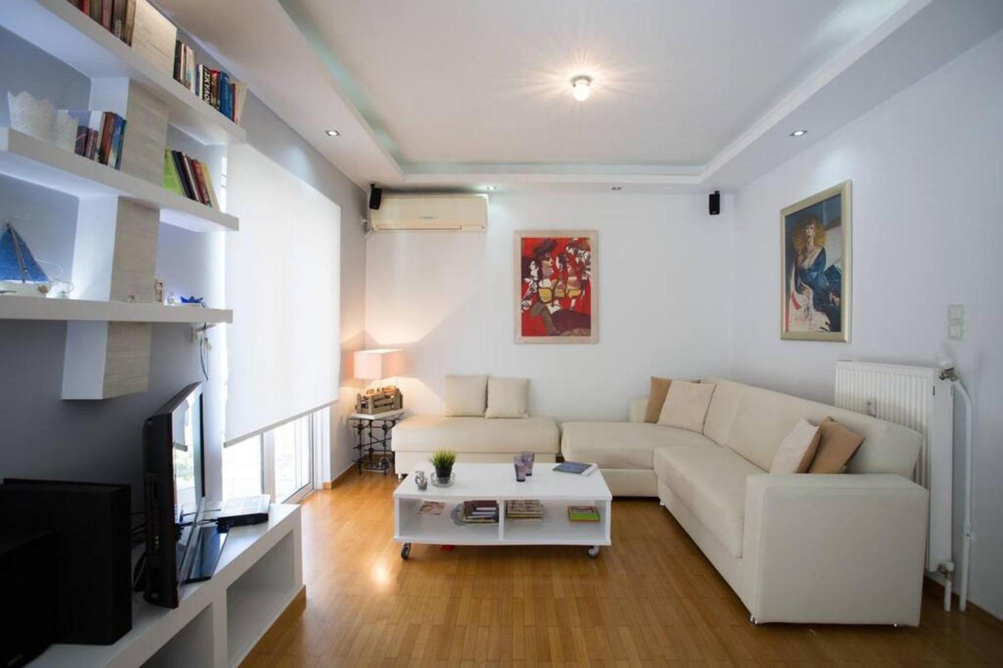 Appartement One Block From The Sea Family House At Floisvos à Athènes Extérieur photo